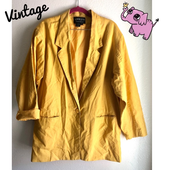 Vintage Jackets & Blazers - Vintage Oversized Boyfriend Blazer